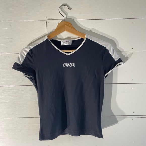 Vintage 90s Versace Intensive Athletic Top - Picture 3 of 6
